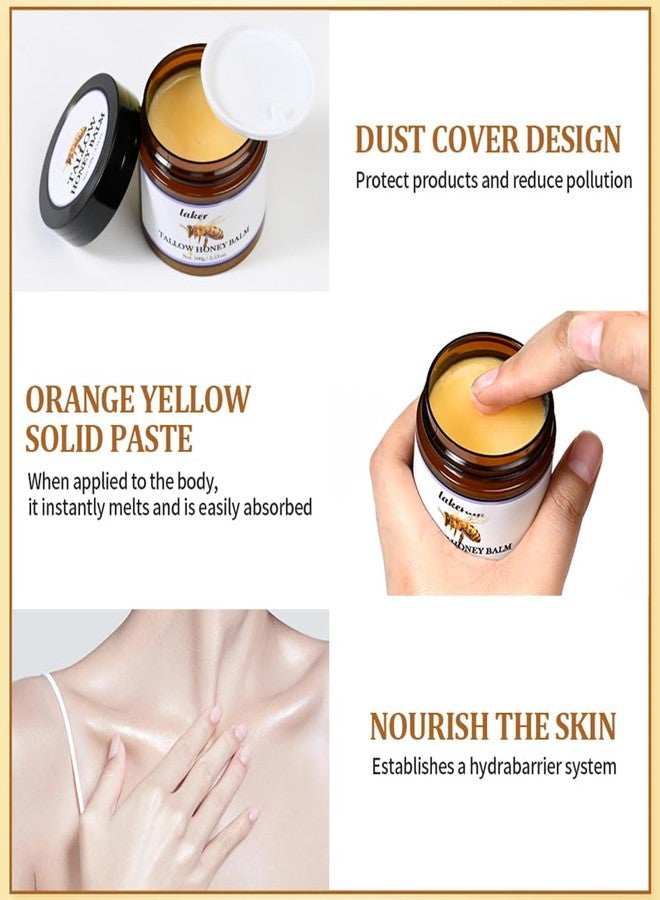 JEMPET Beef Tallow and Honey Balm - Tallow Honey Skin Balm - Skin Moisturizer for Face & Body (03, Unscented - Image 5