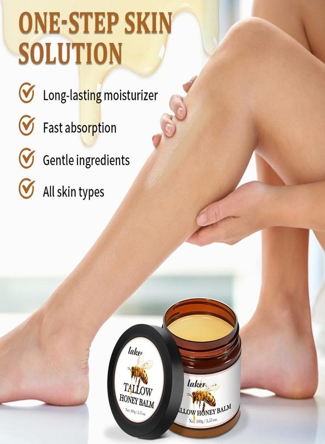 JEMPET Beef Tallow and Honey Balm - Tallow Honey Skin Balm - Skin Moisturizer for Face & Body (03, Unscented - Image 4
