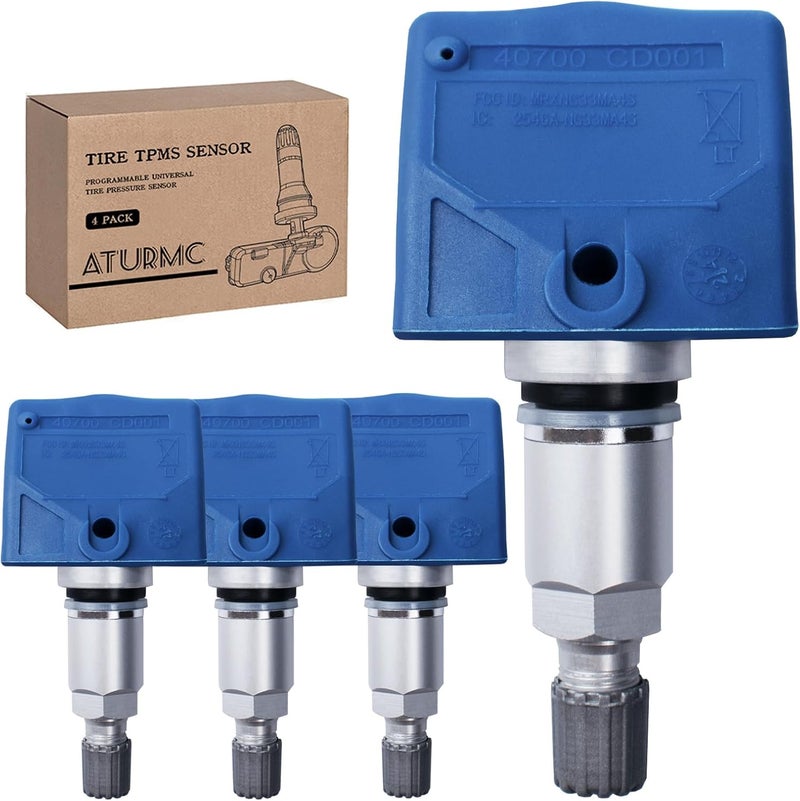 مجموعة من 4 مستشعرات TPMS لمراقبة ضغط الإطارات 315MHz متوافقة مع Murano Elegance Tesla Marginal People Titan 350Z Pathfinder Infiniti EX FX Q45 M Qx4 G Qx40 بديل لـ # 40700CD001 - Image 1