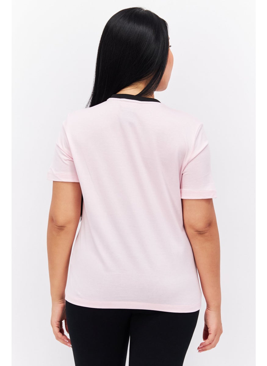 Women Sportswear Fit Crew Neck Short Sleeves  Training Top, Pink Combo - pzsku/Z67BF5879BE3FFC761D42Z/45/_/1732780779/9fee8e9b-ce75-4fce-b327-571eae9cc900