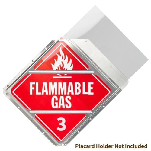 diatomiteco 6 Pack Shield for Hazmat Placard Holder, 10.75” x 10.75” Clear Shields Made with Polycarbonate, Fit DOT Sized Placard Holders, Protect Placards from Loss and Damage, Impact-Resistant and UV-Resistant - Image 5