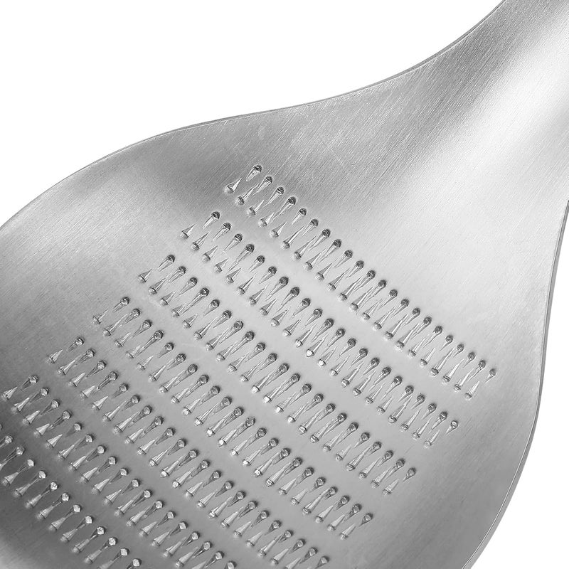 comfrt Ginger Crusher Garlic Press Mincer Spoon Shape Stainless Steel Hand Dicer Spice Crushing Tool Peeler Squeezer for Nuts Seeds - Image 5