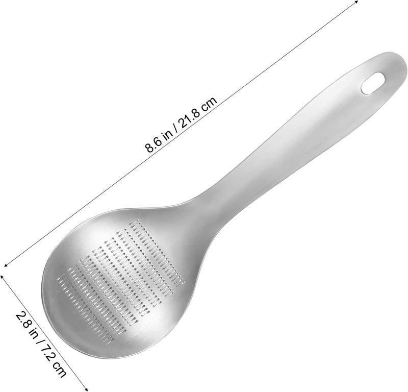 comfrt Ginger Crusher Garlic Press Mincer Spoon Shape Stainless Steel Hand Dicer Spice Crushing Tool Peeler Squeezer for Nuts Seeds - Image 4