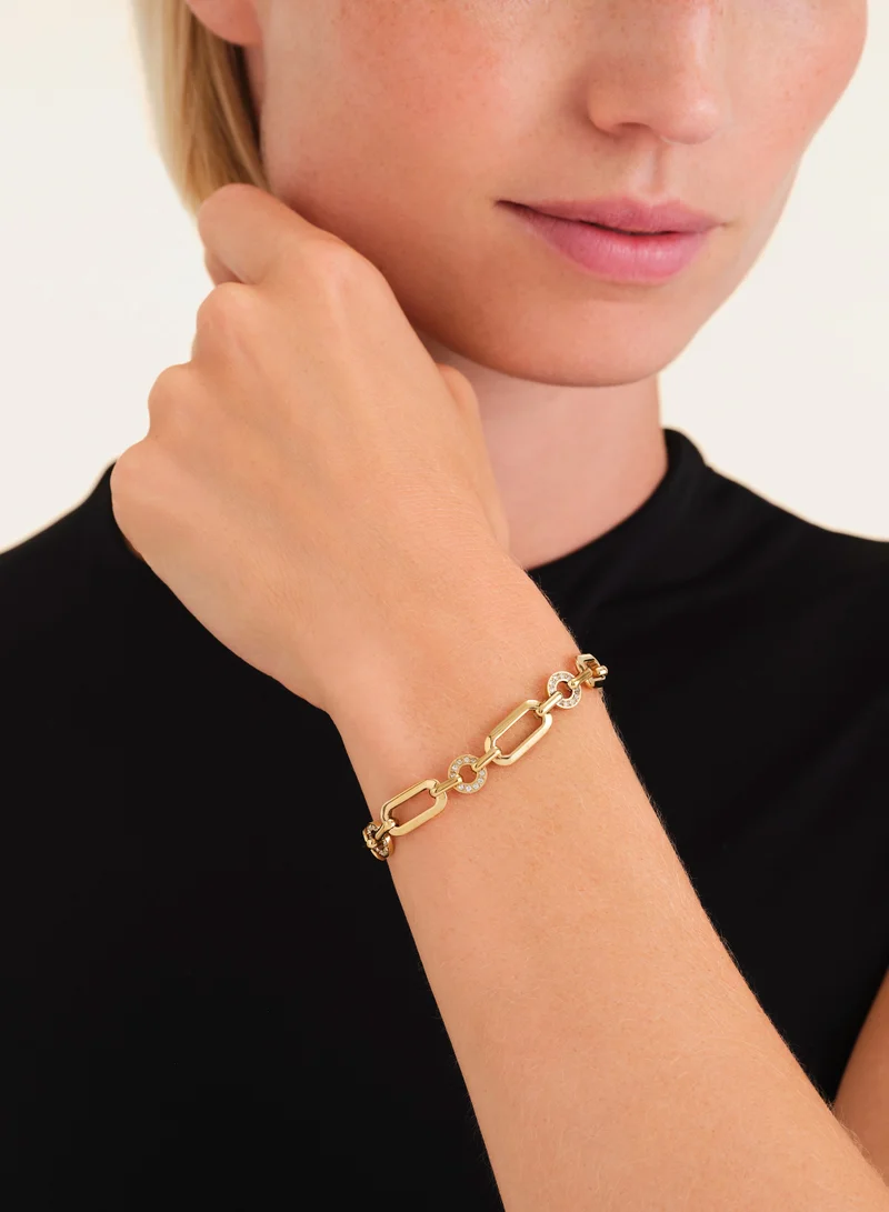 RoseField Rosefield Multi Octagon Studs Bracelet Gold - JBOSG-J900