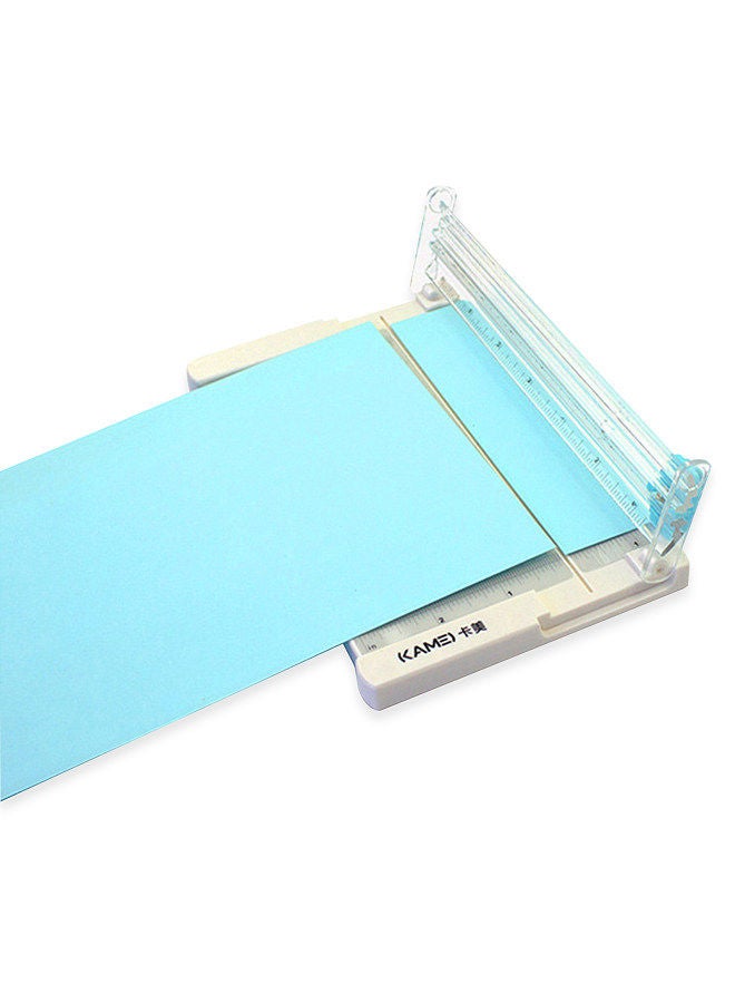Mini Paper Trimmer Guillotine Cutter 6 Inch (152mm) Cut Length Desktop Paper Cutting Machine with Security Cutter Head Side Ruler for Craft Paper Photos Cards Scrapbooking Office Home Supplies