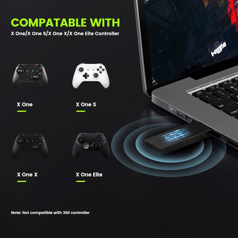 Cipon Wireless Adapter Compatible with Xbox One Controller for Windows 10/8.1/8/7 - Image 4