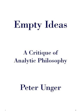 Empty Ideas: A Critique of Analytic Philosophy - pzsku/Z67BFC00FCE2ED4C600B5Z/45/_/1738237883/783c5197-e73d-4b89-bbd1-6b54d22332ee