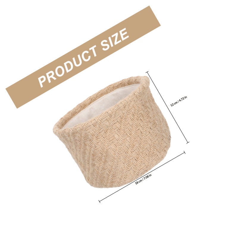 Household Woven Storage Basket Multipurpose Storage Basket Sundries Organizer - Image 2