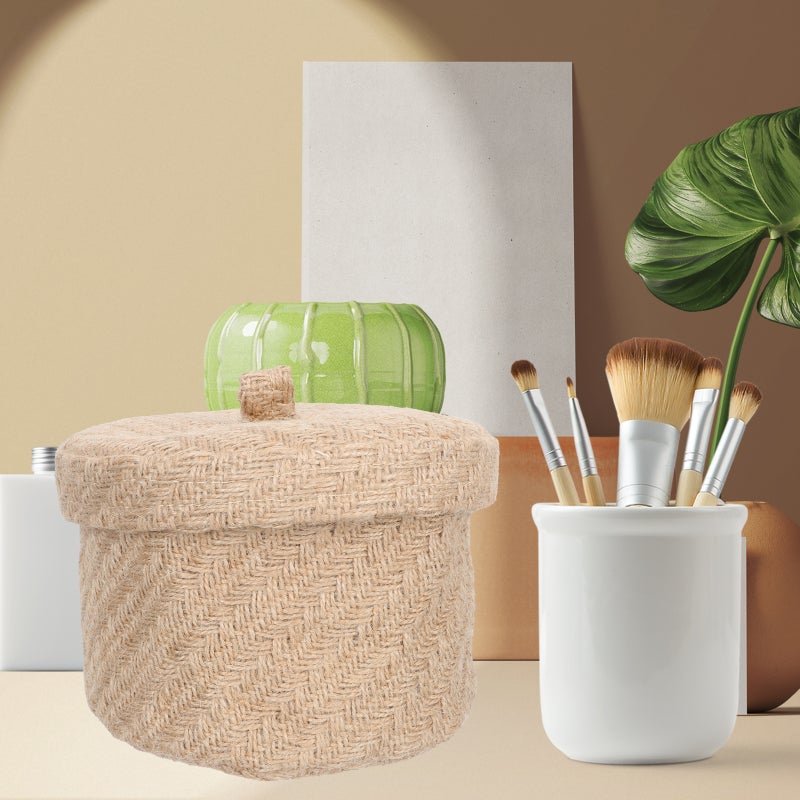 Household Woven Storage Basket Multipurpose Storage Basket Sundries Organizer - Image 4