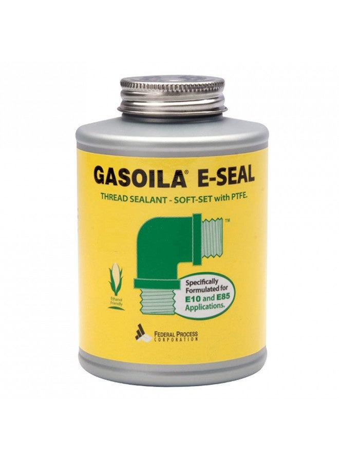Generic Gasoila - Ge04 E-Seal Pipe Thread Sealant With Ptfe Paste, Non-Hardening, -100 To 600 Degree F, 1/4 Pint Brush  - Image 2