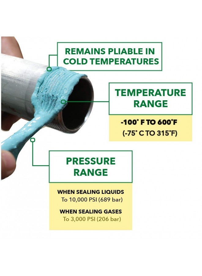 Generic Gasoila - Ge04 E-Seal Pipe Thread Sealant With Ptfe Paste, Non-Hardening, -100 To 600 Degree F, 1/4 Pint Brush  - Image 4