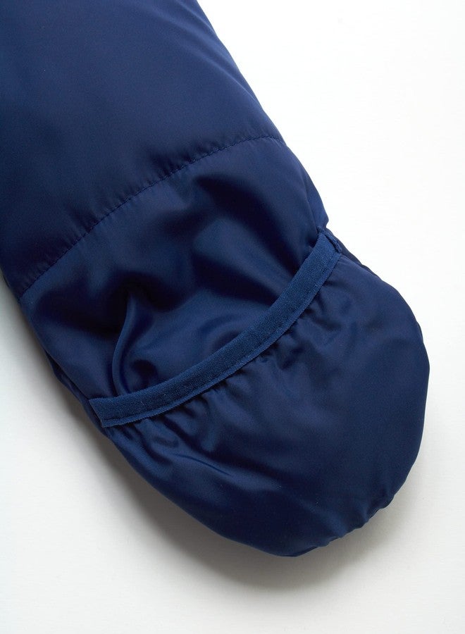 iXtreme Boys Baby Snowsuit - Wind and Water Resistant Insulated Fleece Bunting Infant Snowsuit Newborn Winter Coats, Size 9-12 Months, Navy - Image 4