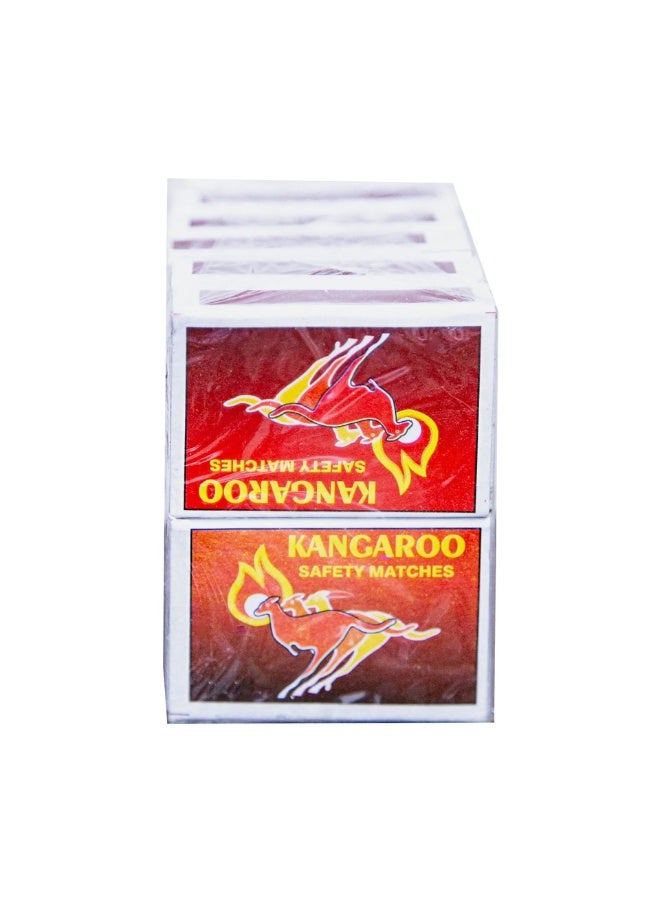 Kangaroo Premium Safety Matches - 10 Box Bundle - Household & Outdoor Essentials