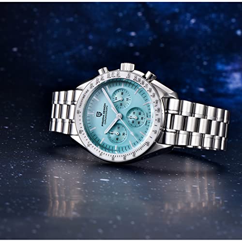 RollsTimi  Pagani Design 1701 V3 Men's Chronograph Quartz Dial 40mm VK63 Movement Stainless Steel Mirror Sapphire Watch 100 Meter Water Resistant Sport Watch - Image 5