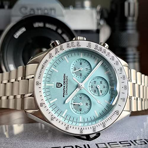 RollsTimi  Pagani Design 1701 V3 Men's Chronograph Quartz Dial 40mm VK63 Movement Stainless Steel Mirror Sapphire Watch 100 Meter Water Resistant Sport Watch - Image 3