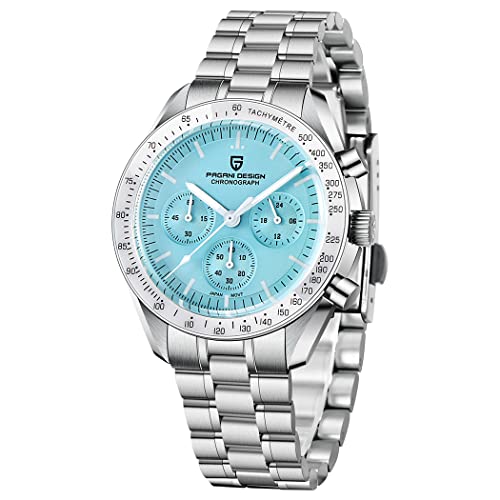 RollsTimi  Pagani Design 1701 V3 Men's Chronograph Quartz Dial 40mm VK63 Movement Stainless Steel Mirror Sapphire Watch 100 Meter Water Resistant Sport Watch - Image 1