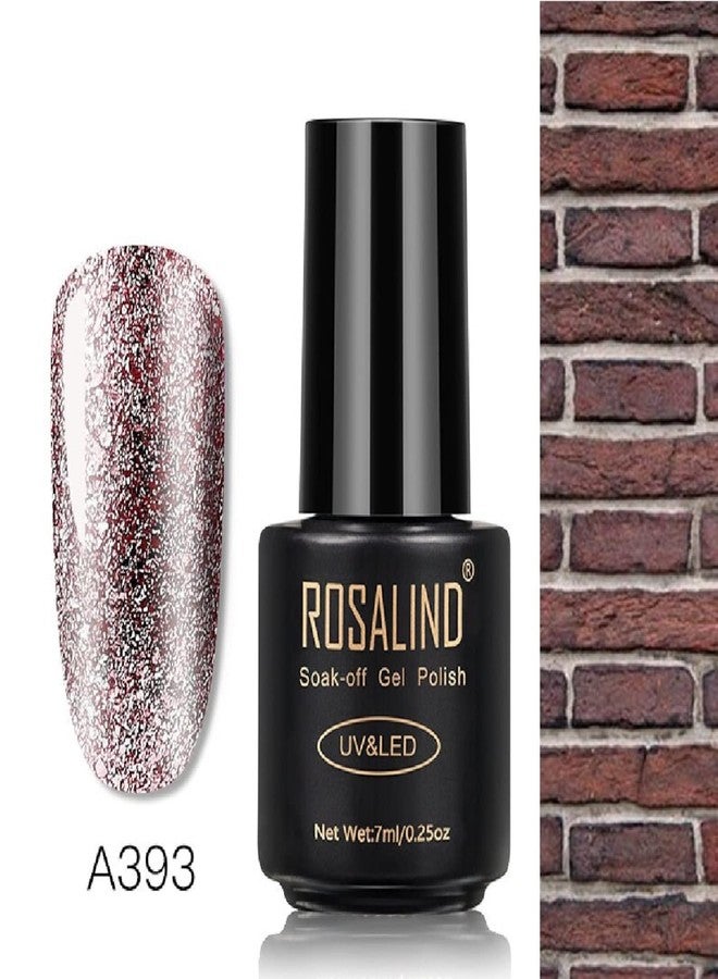 ROSALIND Gel Nail Polish UV LED Nail Polish Nail Manicure Long Lasting Nail Art Color Gel Need UV Lamp to Cure UV Gel Polish (7ml-A393) - Image 2