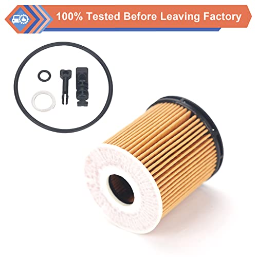 ZONFANT 2 Pcs Engine Oil Filter Compatible With Hyundai KIA Vehicle Accent Elantra Kona Santa Fe Tucson Venue 1.6L 2020-2023, Rio K5 Sorento 1.6L 2020-2023, Replace#26350-2M000 - Image 5