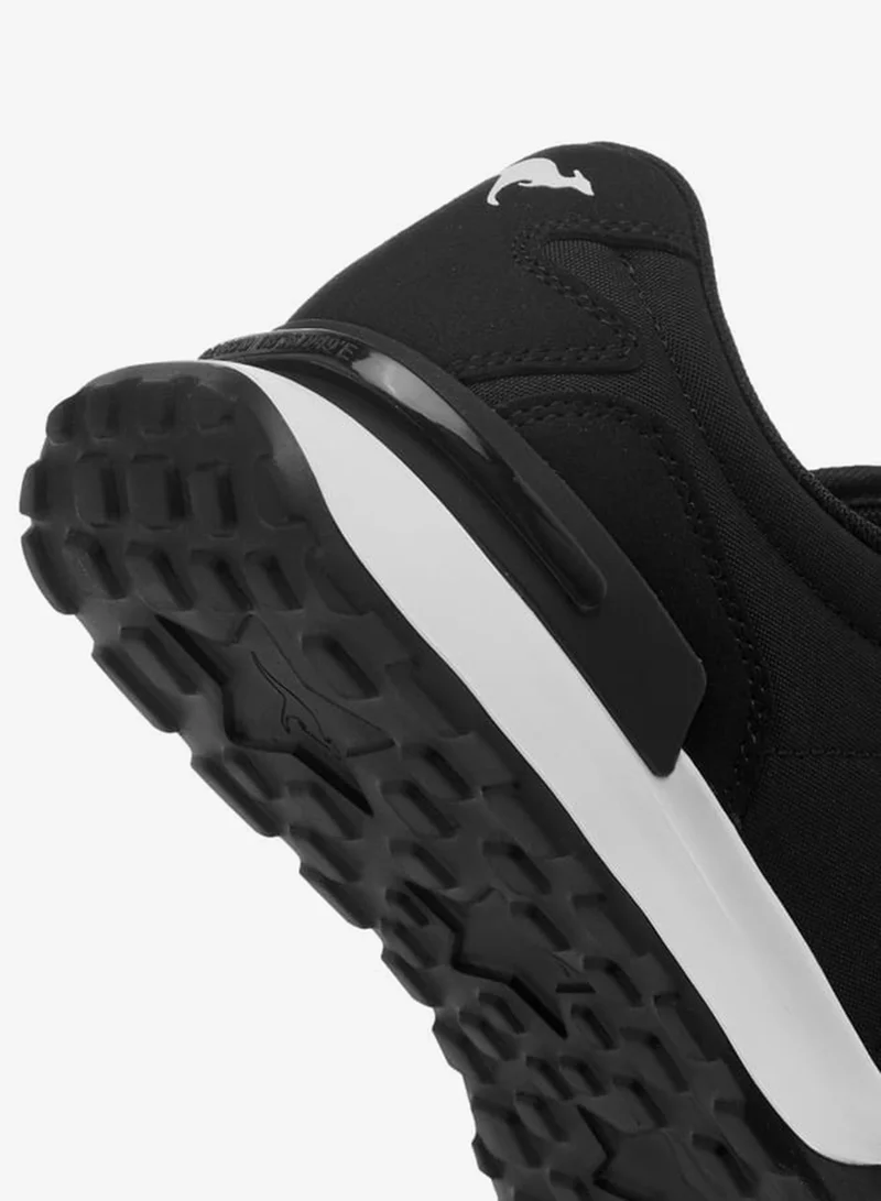 kangaROOS BLACK Women's Textured Sports Shoes With Lace-Up Closure for Women | Best Price UAE