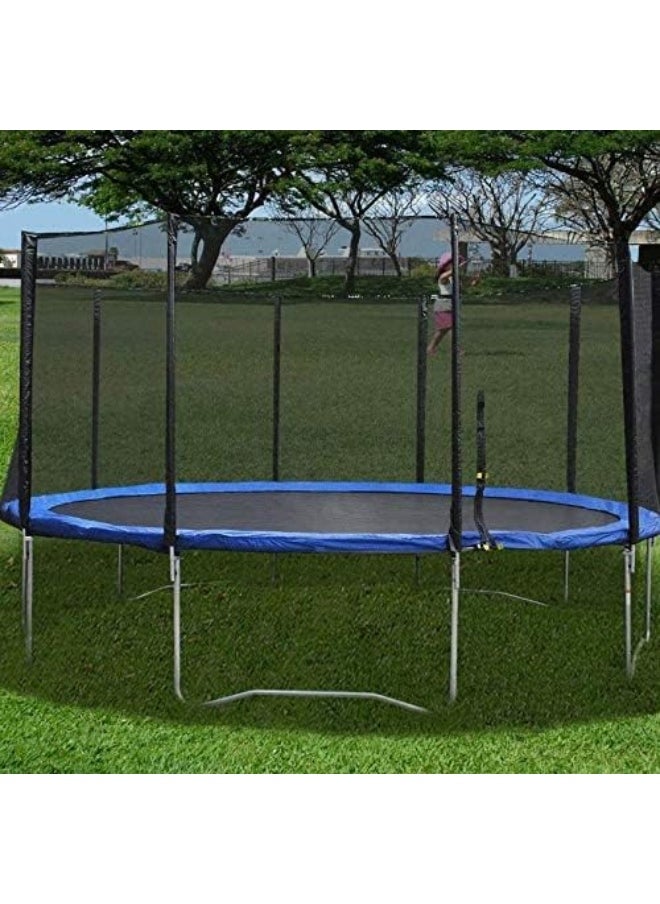 Rainbow Toys RBW TOYS Trampoline, Kids Trampoline Fitness Exercise Equipment Outdoor Garden Jump Bed Trampoline With Safety Enclosure (10 FT)  - Image 2