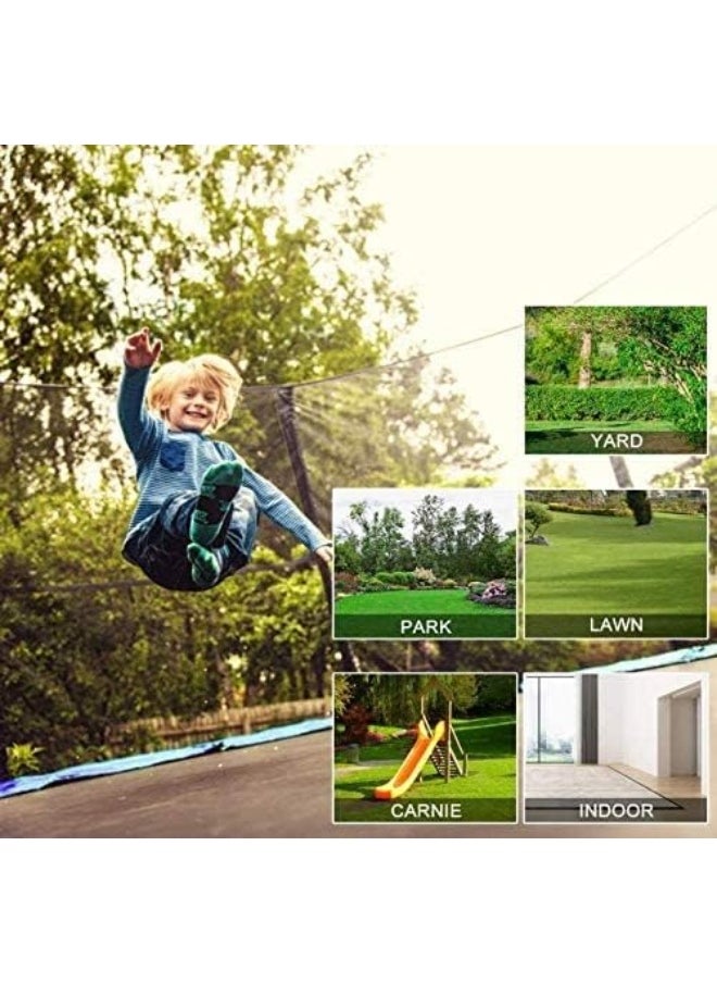 Rainbow Toys RBW TOYS Trampoline, Kids Trampoline Fitness Exercise Equipment Outdoor Garden Jump Bed Trampoline With Safety Enclosure (10 FT)  - Image 4