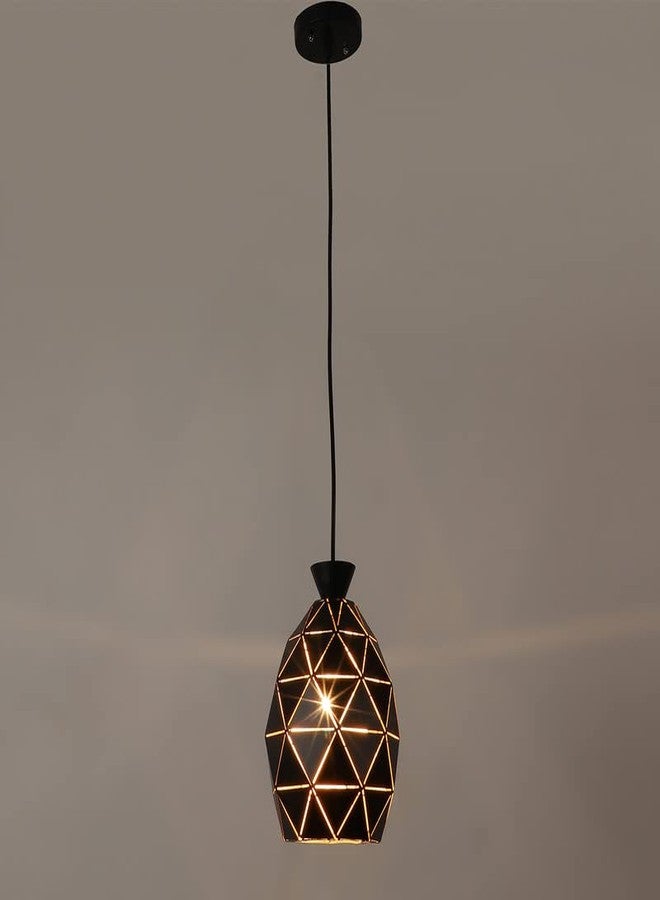 ELIANTE Modern Metal Laser Cut Hanging Pendant Light – Decorative Geometric Ceiling Lamp for Living Room, Dining Area, Bedroom, Kitchen Island Lighting | 3 Years Warranty | Free - LED LAMP - Image 5