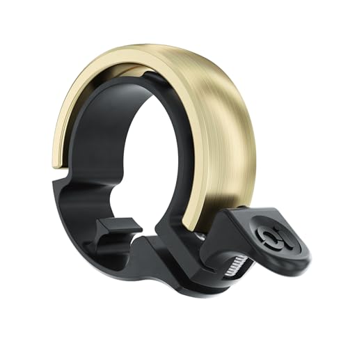 KNOG Oi Bell Aluminium Bike Bell, Large/31.8mm, Brass - Image 1
