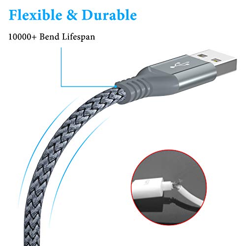 APETOO 6.6FT 5V USB to DC 3.5mm x 1.35mm Plug Charging Cable Replacement Charger Cord for Foreo Luna/Luna2/Luna3/Luna Mini & Mini2/FOREO ISSA Series E-Toothbrush, Hub, Mini Speaker/Fan, Table Lamp - Image 4