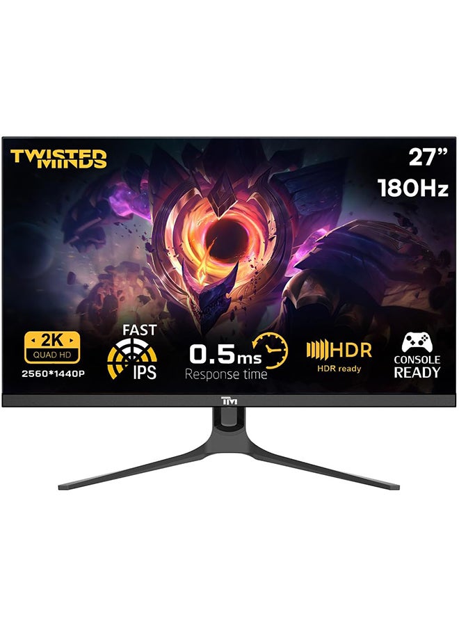 تويستيد مايندز شاشة الألعاب بليز سيريز FLAT 27" QHD - 180HZ 0.5MS Fast IPS HDMI 2.1 - Image 1