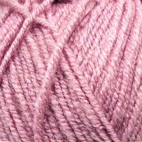 Estako Star-Worsted Yarn - 75% Acrylic 25% Wool - Soft Medium Weight #4-100g (3.52oz) - 170m (186yds) - Crochet & Knitting Yarn (43142 - Rose) - Image 2