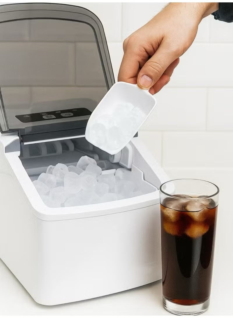 Denx ​​ice maker Enjoy fresh ice anytime The Denx DX2051 produces up to 12 kg of ice per day, with 9 cubes ready in just 10 minutes. It features a stylish design and a 1.3-liter water tank. - Image 2