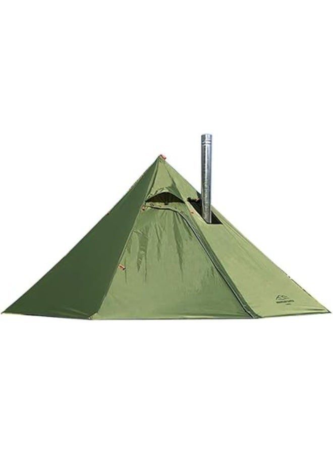 MGC Japan Trade One-Pole Camping Tent – Fast Setup Tipi Style Shelter for Outdoor Camping & Hiking - Image 1