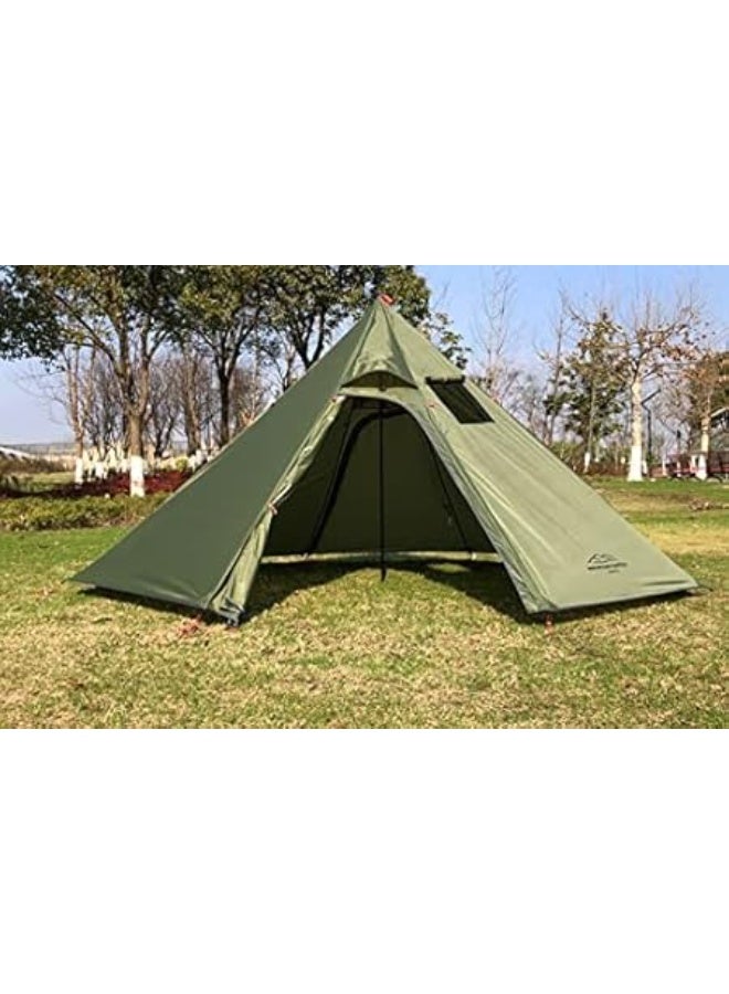 MGC Japan Trade One-Pole Camping Tent – Fast Setup Tipi Style Shelter for Outdoor Camping & Hiking - Image 2