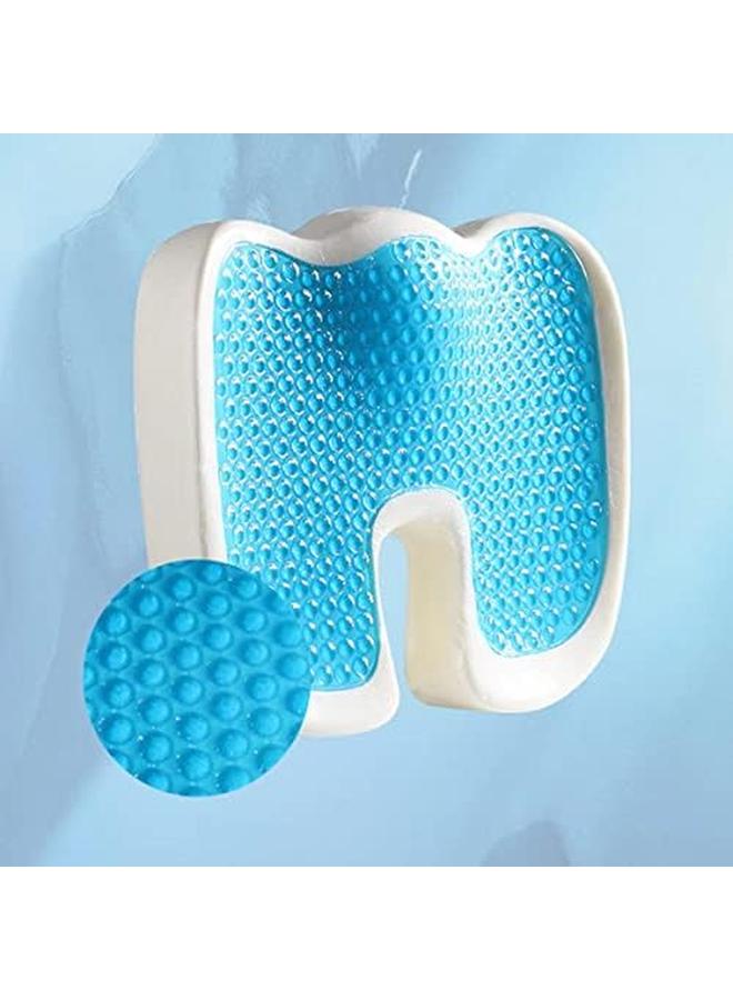 SKY-TOUCH Memory Foam Seat Cushion For Office Chair Breathable Seat Pads Orthopedic Chair Cushion Fo Rcar Seats Desk Chairs Gaming And Computer Chairs Non Slip Cushion Washable Removable Cover Black - Image 4