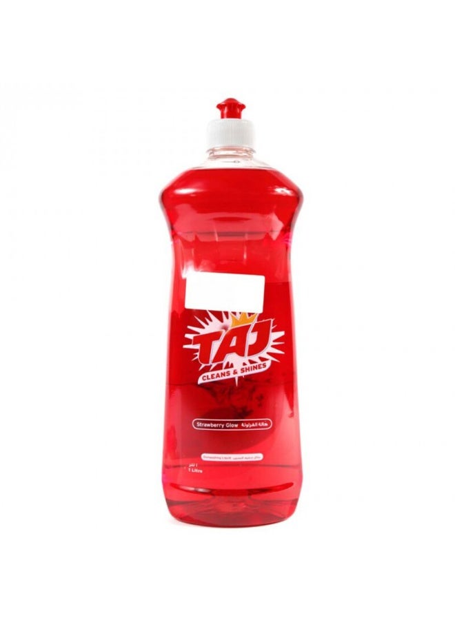 TAJ Dishwashing Liquid 1L Strawberry Eco Powerful Grease Removal Dish Wash Cleaner