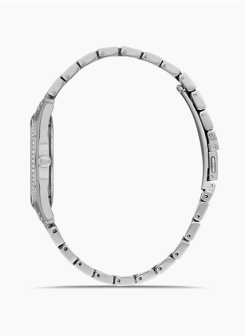 OMAX - Omax Women's Luxury Wrist Watch, Watches for Women, Stainless Watches, Classic Silver Steel Band, Round Dial, Waterproof Watch, 1 Year Warranty - Image 1