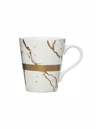 White Gold Porcelain Coffee Mug Set of 2 pcs, Multicolor, 310 ml, WG-1523-WHITE - Image 4