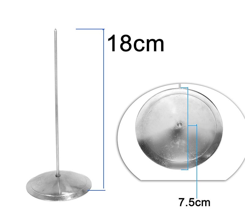 morel 180MM Paper Memo Holder, Stainless Steel Receipt Holder, Paper Memo Holder Spike, Bill Fork for Bill Receipt Note Paper Order Office Desk, Doctor Token Stand, Bank Receipt Stand (PACK2) - Image 2