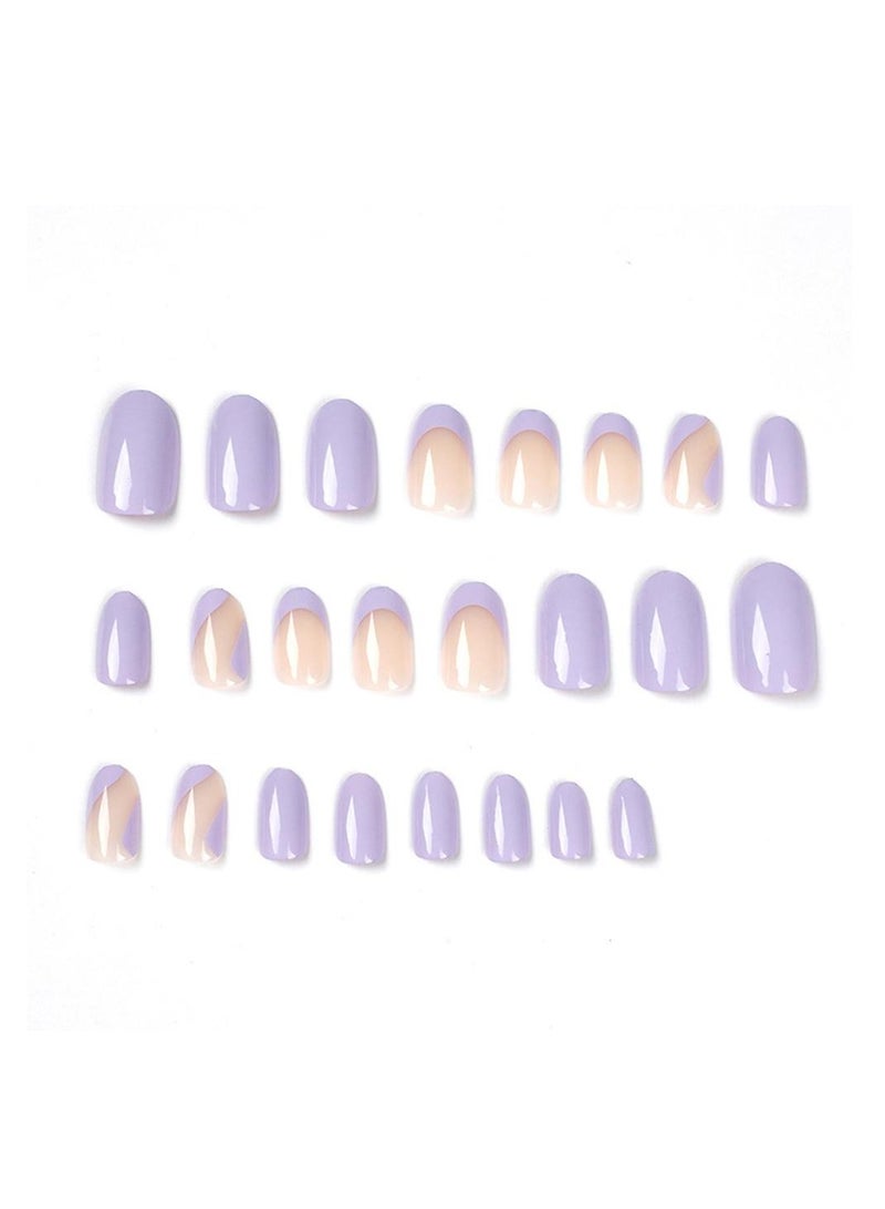 Salon Acrylic Reusable False Nails Set Double Tape and Glue Included - Image 3