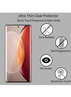 RINCO 2Pack Screen Protector Compatible with Vivo V30/V30 Pro/V29/V29 Pro,  Soft Screen Protector 3H Hardness, No bubbles, Scratch Resistant  - Image 5