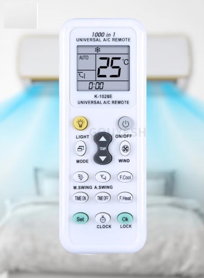 ELTRAZONE Universal 1000 in 1 K-1028E Wireless Air Conditioner Remote Control | AC Digital LCD | Compatible with Multiple AC Brands & Models - Image 3