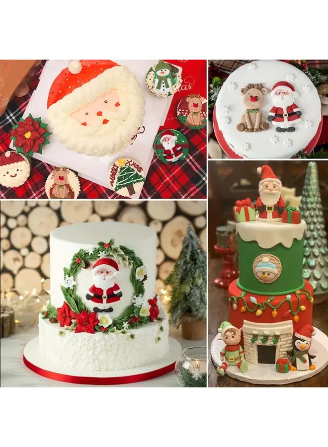 Christmas Silicone Mold E 758 For Cake Decorating Candy Chocolate Cookies Mousse - Image 5