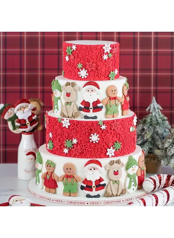 Christmas Silicone Mold E 758 For Cake Decorating Candy Chocolate Cookies Mousse - Image 4