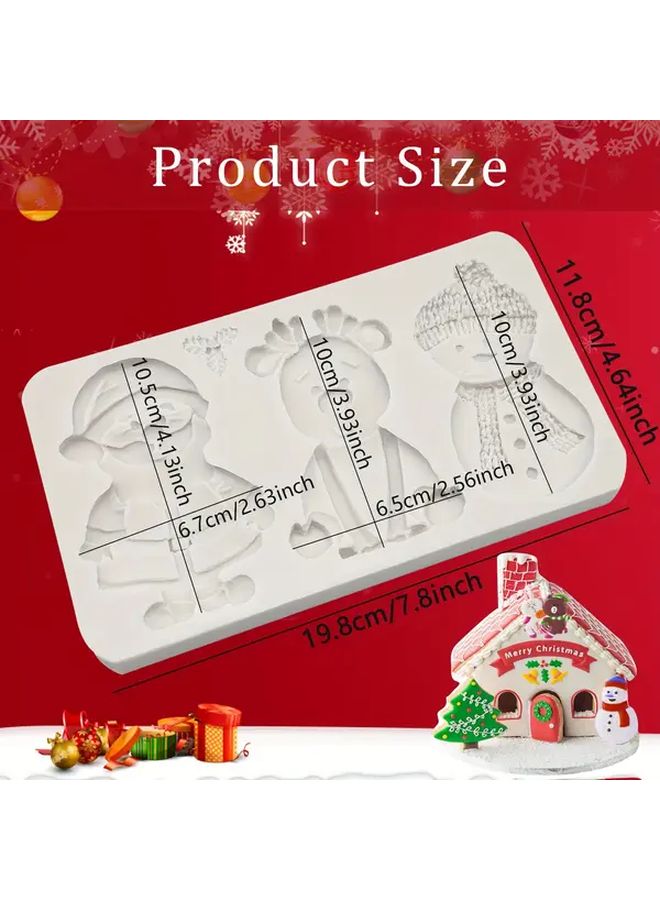 Christmas Silicone Mold E 758 For Cake Decorating Candy Chocolate Cookies Mousse - Image 3
