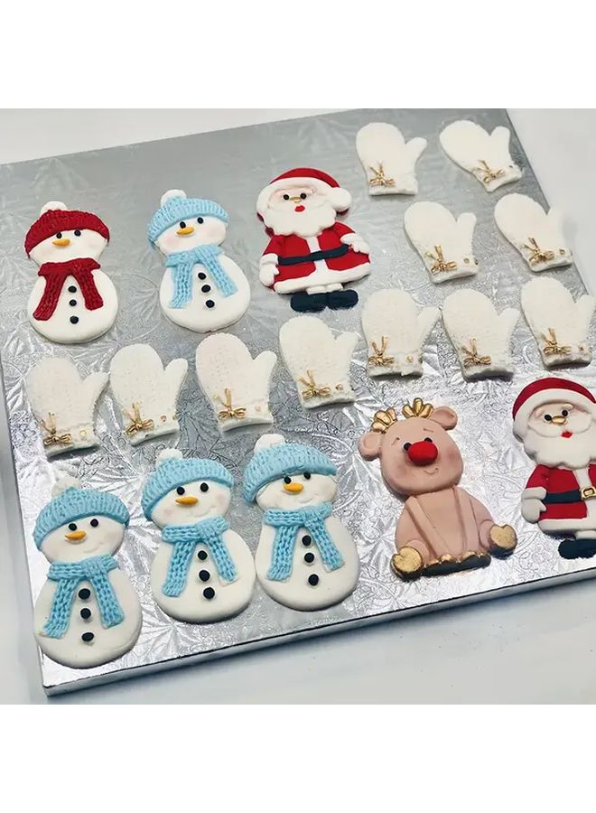 Christmas Silicone Mold E 758 For Cake Decorating Candy Chocolate Cookies Mousse - Image 2