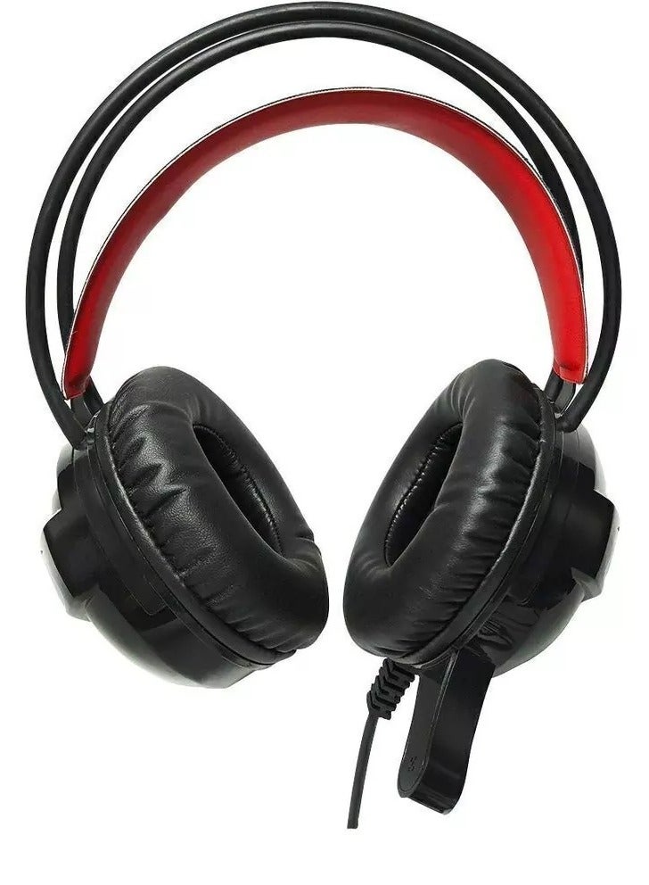 سماعة جيمينج منChiropter - موديل GH31 مانعة للضوضاء بطول 40 مترًا وكابل 2.1 متر و2x 3.5 ملم صوت/ميكروفون + USB أسود - Image 3