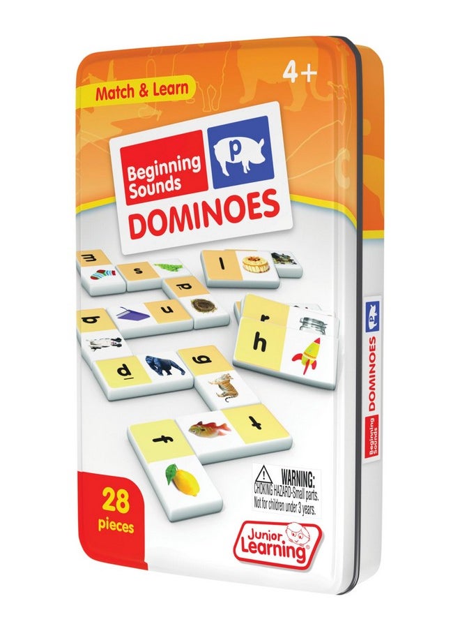 Junior Learning Junior Learning Beginning Sound Dominoes Educational Action Games, Multi (JL492) for 48 months to 96 months  - Image 4