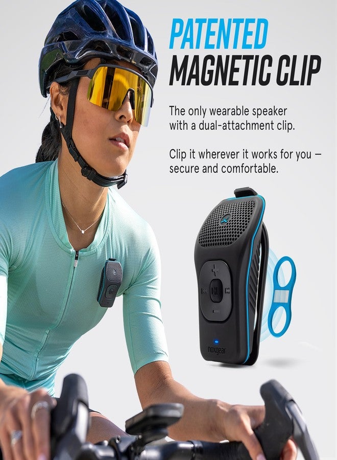 noxgear 39g Wearable Bluetooth Speaker, Magnetic Mini Clip-On, Waterproof Up to 15 Hours Playtime | Clip On Bluetooth, Wearable Speaker with Microphone, 100ft Range - Image 2