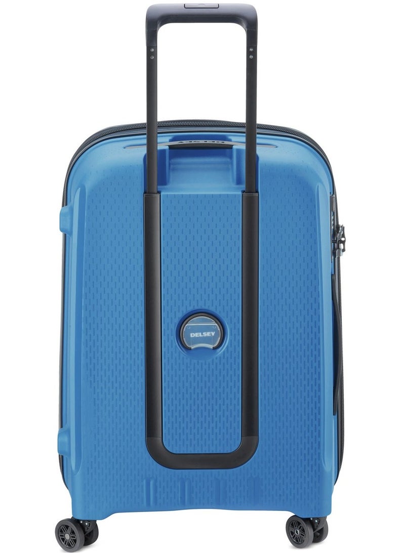 ديلسي _باريس حقيبة ترولي كابينة بلمونت  سم صلبة بعجلات مزدوجة قابلة للتوسيع أزرق - Image 5