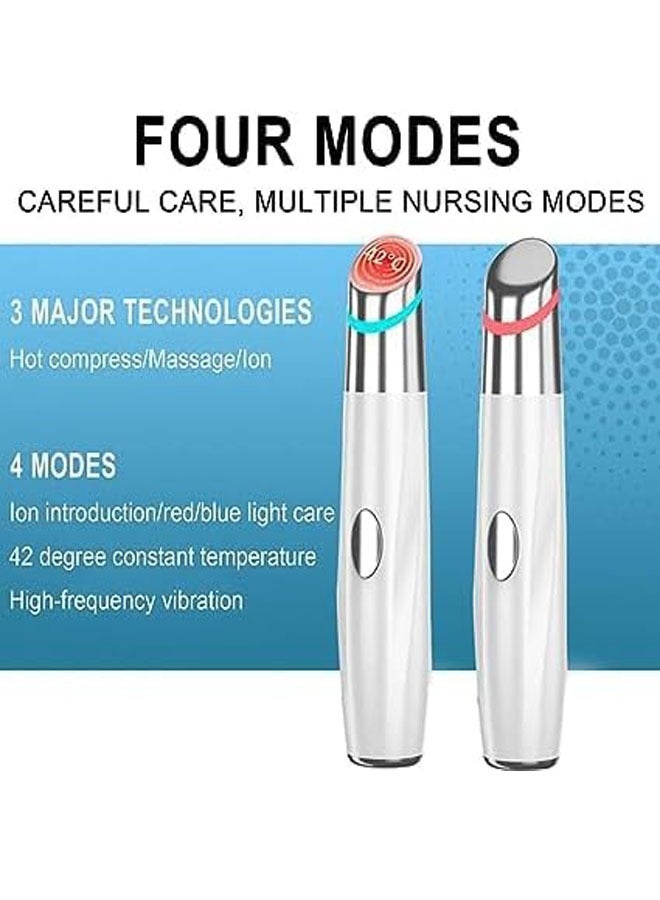 عام Eye  Lip Massager - Eye Bags/Dark Circles/Wrinkle Remover Heating Vibration Massage, Promote The Absorption of Eye Cream Anti-Aging - Image 2